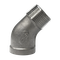 Отвод резьбовой нр/вр 45° нержавеющий, AISI304 DN20 (3/4"), (CF8), PN16