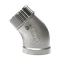 Отвод резьбовой нр/вр 45° нержавеющий, AISI304 DN32 (1_1/4"), (CF8), PN16