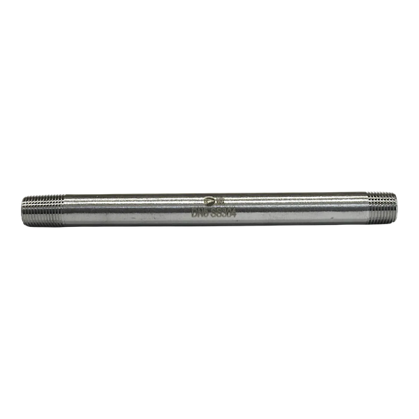 Сгон резьбовой нержавеющий, AISI304 DN 6 (1/8"), (CF8), PN16