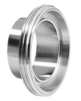 Резьбовой патрубок, AISI 304, DIN 11851, DN 100 (104мм), L=45мм