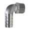 Штуцер елочка нержавеющий НР 90°, AISI304 DN25 (1") (CF8), PN16