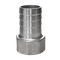 Штуцер елочка нержавеющий ВР, AISI304 DN40 x 40mm (1_1/2" x 40mm), (CF8), PN16