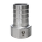 Штуцер елочка нержавеющий ВР, AISI304 DN40 x 40mm (1_1/2" x 40mm), (CF8), PN16