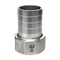 Штуцер елочка нержавеющий ВР, AISI304 DN50 x 50mm (2" x 50mm), (CF8), PN16