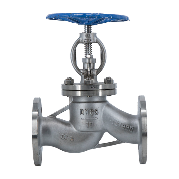 Вентиль запорный фланцевый нержавеющий, AISI304 DN65 (2_1/2"), (CF8), PN16