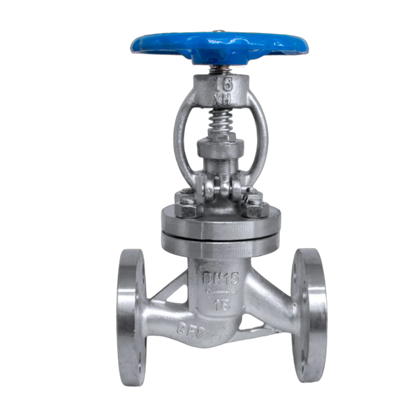 Вентиль запорный фланцевый нержавеющий, AISI304 DN15 (1/2"), (CF8), PN16