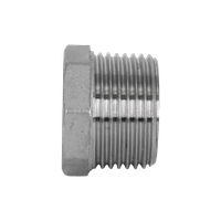 Заглушка Н/Р 6-ти гранная нержавеющая, AISI304 DN25 (1"), (CF8), PN16