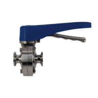 Затвор дисковый Clamp DIN нержавеющий под привод, EPDM, AISI304 DN15 (1/2"), (CF8), PN8