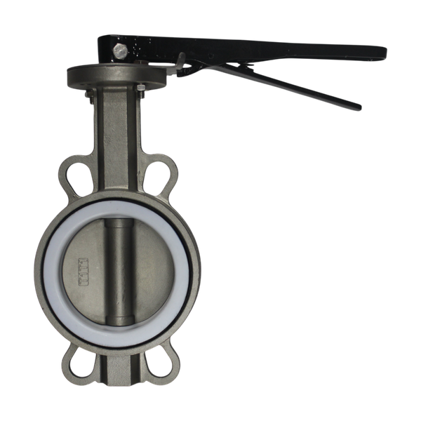 Затвор дисковый межфланцевый нержавеющий AISI304, DN100 (4"), PN16, PTFE