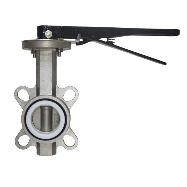 Затвор дисковый межфланцевый нержавеющий AISI304, DN50 (2"), PN16, PTFE