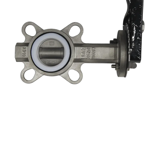 Затвор дисковый межфланцевый нержавеющий AISI304, DN50 (2"), PN16, PTFE