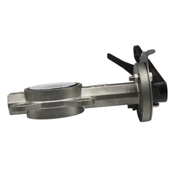 Затвор дисковый межфланцевый нержавеющий AISI304, DN50 (2"), PN16, PTFE