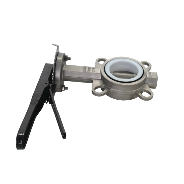 Затвор дисковый межфланцевый нержавеющий AISI304, DN65 (2_1/2"), PN16, PTFE