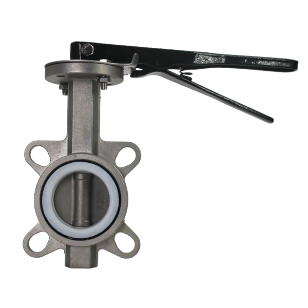 Затвор дисковый межфланцевый нержавеющий AISI304, DN65 (2_1/2"), PN16, PTFE