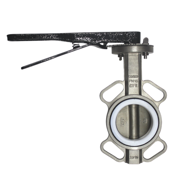 Затвор дисковый межфланцевый нержавеющий AISI304, DN80 (3"), PN16, PTFE