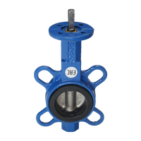 Затвор дисковый поворотный,межфланцевый, EPDM, DN50, PN16 (заменное уплотнение) -15C+110C, рукоятка