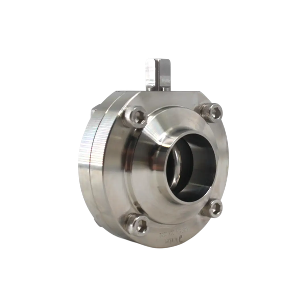 Затвор дисковый приварной нержавеющий, EPDM, AISI304 DN32 (1_1/4"), (CF8), PN8