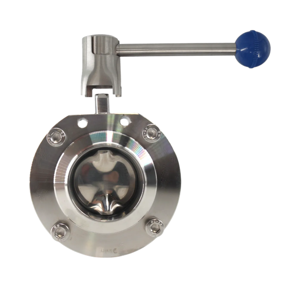 Затвор дисковый приварной нержавеющий, EPDM, AISI304 DN65 (2_1/2"), (CF8), PN8