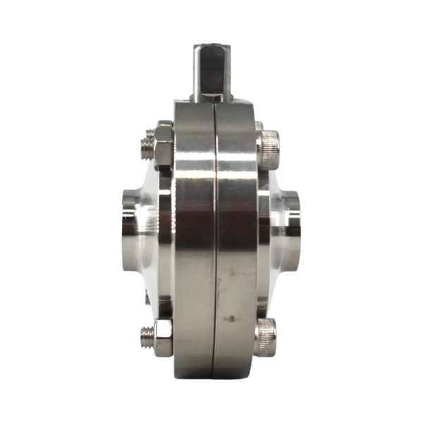 Затвор дисковый приварной нержавеющий, Силикон, AISI304 DN20 (3/4"), (CF8), PN8