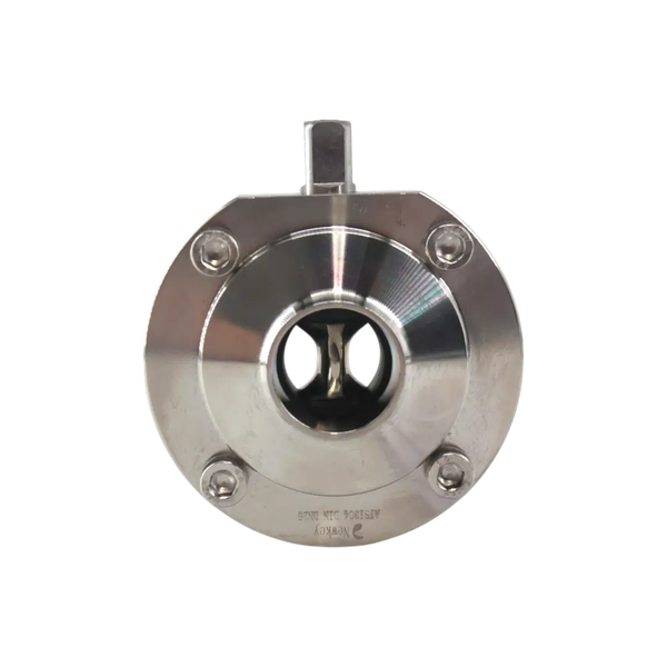 Затвор дисковый приварной нержавеющий, Силикон, AISI304 DN25 (1"), (CF8), PN8