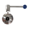 Затвор дисковый приварной нержавеющий, Силикон, AISI304 DN25 (1"), (CF8), PN8