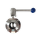 Затвор дисковый приварной нержавеющий, Силикон, AISI304 DN40 (1_1/2"), (CF8), PN8