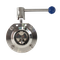 Затвор дисковый приварной нержавеющий, Силикон, AISI304 DN65 (2_1/2"), (CF8), PN8