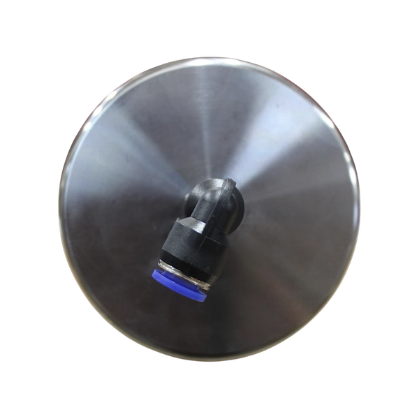 Затвор дисковый резьбовой нержавеющий, AISI304 DN50 (2") PN8 EPDM, с пищевым односторонним пневмоприводом SA50