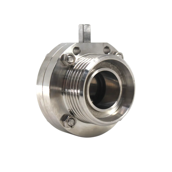 Затвор дисковый резьбовой/сварной нержавеющий, EPDM, AISI304 DN32 (1_1/4"), (CF8), PN8