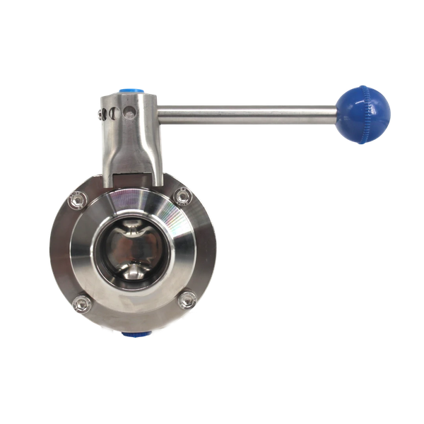 Затвор дисковый резьбовой/сварной нержавеющий, EPDM, AISI304 DN40 (1_1/2"), (CF8), PN8