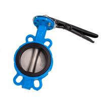 Затвор дисковый межфланцевый чугунный с нержавеющим диском 017W.Y Dendor, DN100, PN16