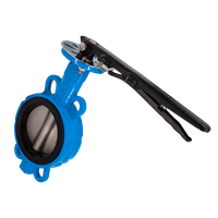 Затвор дисковый межфланцевый чугунный с нержавеющим диском 017W.Y Dendor, DN100, PN16