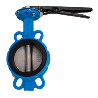 Затвор дисковый межфланцевый чугунный с нержавеющим диском 017W.Y Dendor, DN100, PN16