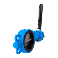 Затвор дисковый межфланцевый чугунный с нержавеющим диском 017W.Y Dendor, DN100, PN16