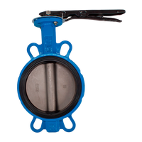 Затвор дисковый межфланцевый чугунный, DN 150 (6"), PN16