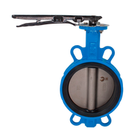 Затвор дисковый межфланцевый чугунный, DN 150 (6"), PN16