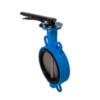 Затвор дисковый межфланцевый чугунный, DN 150 (6"), PN16